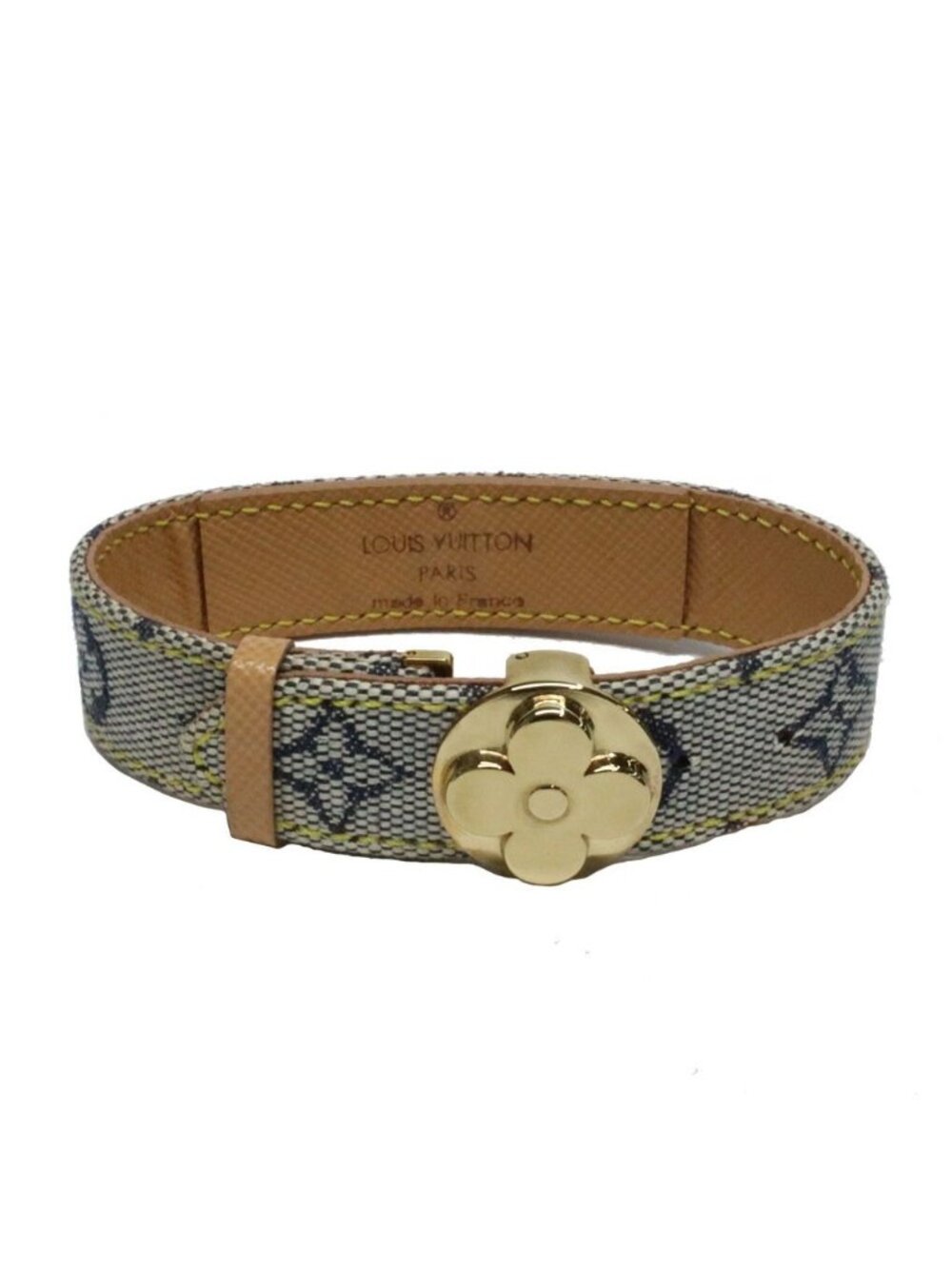 Louis Vuitton Monogram Mini Good Luck Bracelet Blue